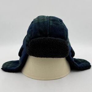 GAP kids Plaid Fleece Trapper HatSize S/M